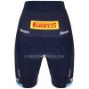 Completo Maglia 2023 Trek-Segafredo (Cycling Shorts) Manica Corta Bianco Blu